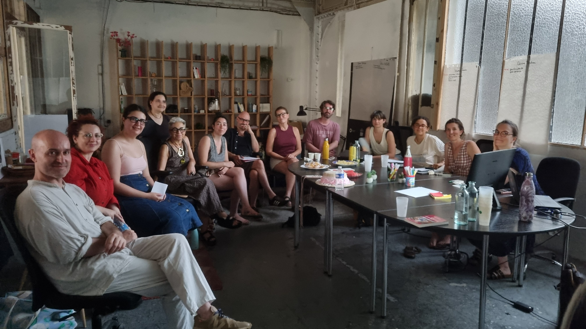 Groupe participant à une session de l’atelier