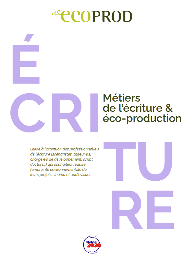 Visuel du guide Guide écriture et éco-production d’Ecoprod